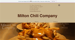 Desktop Screenshot of miltonchili.com